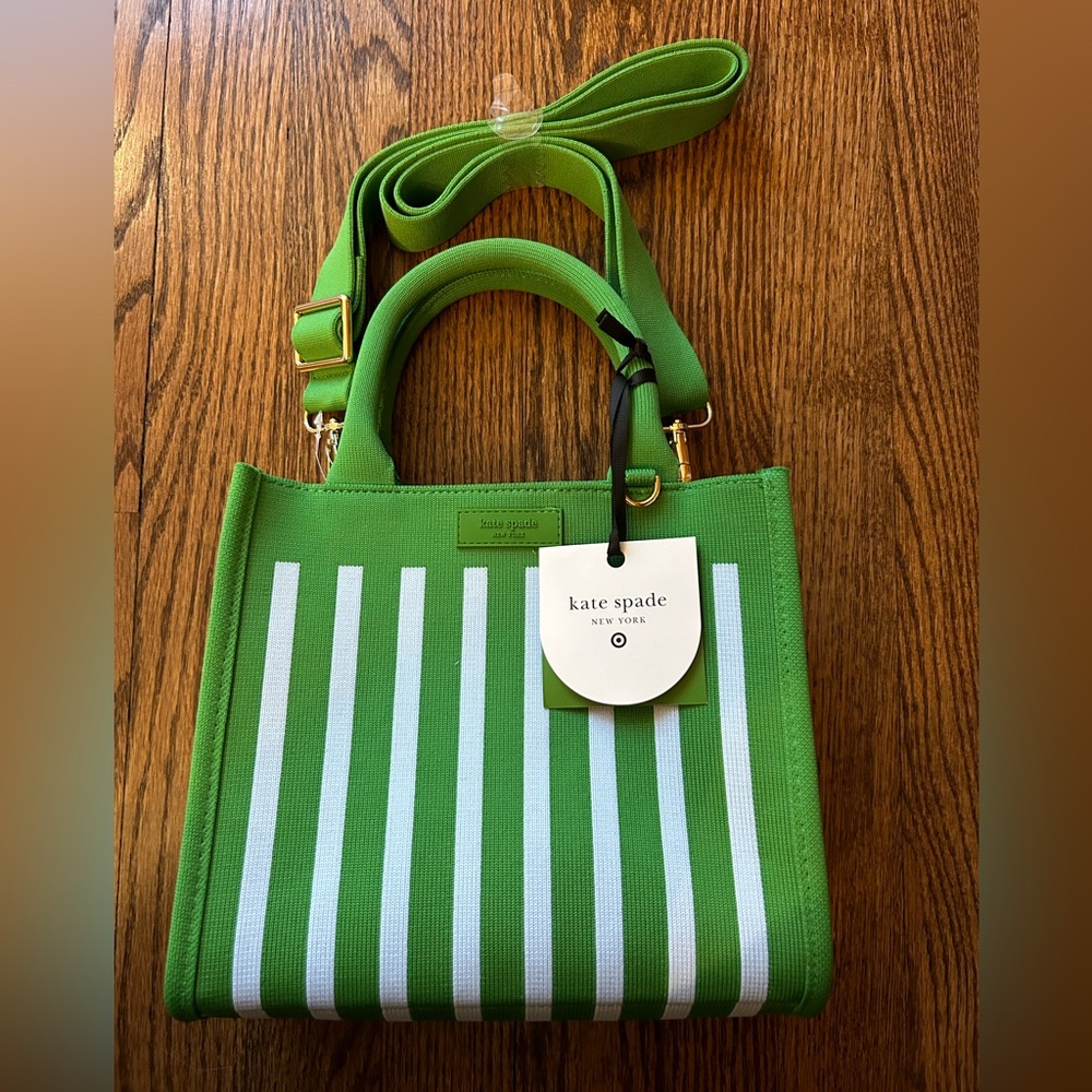 Kate spade New York x target stripe knit cross body bag & card case wallet